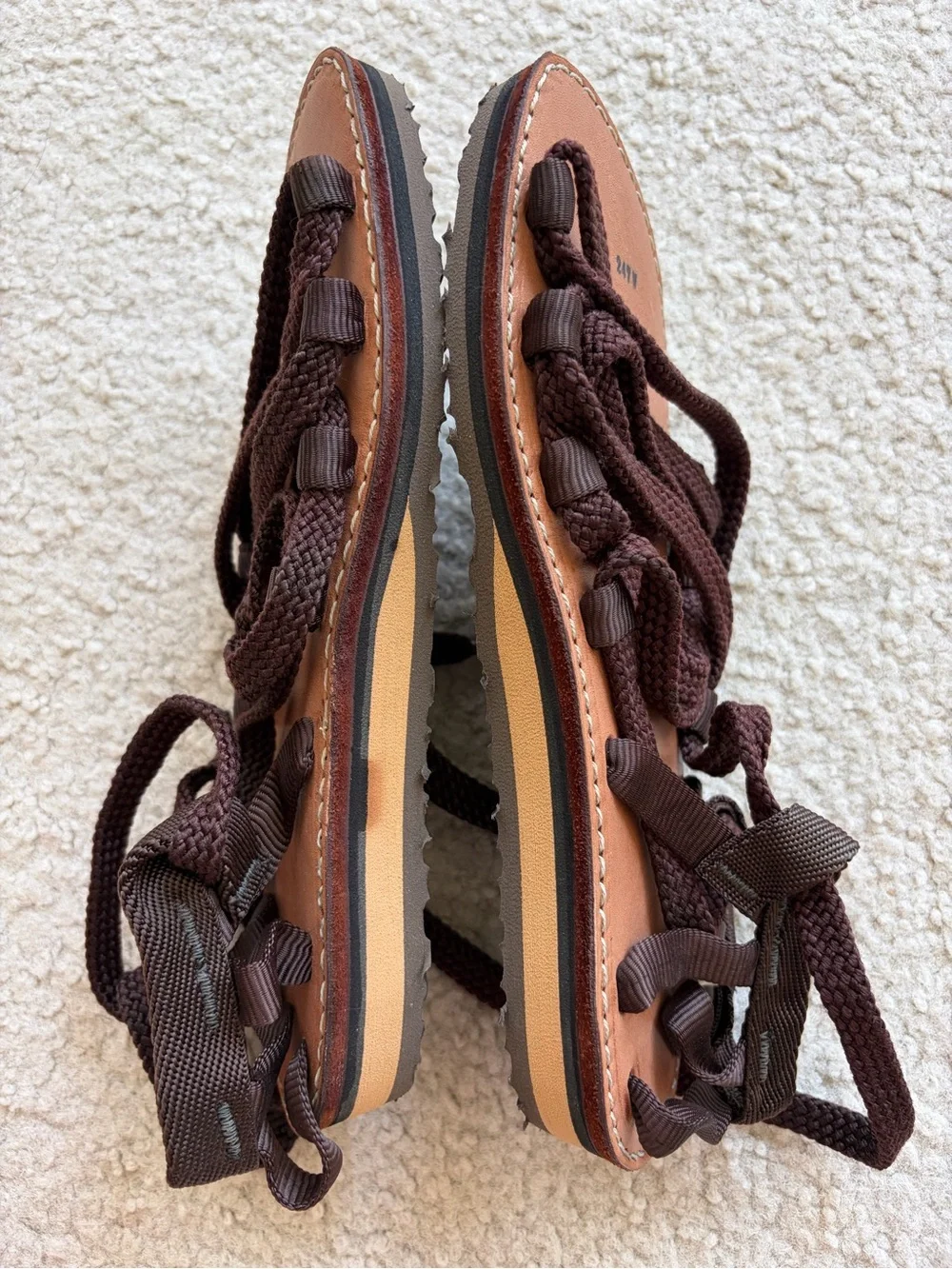 New Rare Vintage 70s TEVA Prototype Leather River Sandals: ALP San Diego 8-8.5